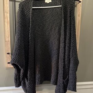 Umgee small Cozy Black Textured Sweater